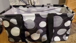 Large Utility Tote with Top a Tote, Gently Used